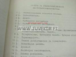 Turun kaupungin liikennelaitos Ohjeita ja järjestysmääräyksiä liikenneosaston henkilökunnalle 1953