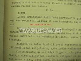 Turun kaupungin liikennelaitos Ohjeita ja järjestysmääräyksiä liikenneosaston henkilökunnalle 1953