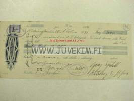 A. Granberg 18.11.1930 -vekselilomake