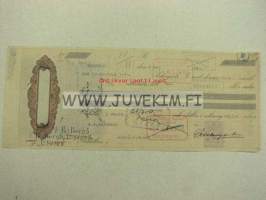 A. Granberg 15.8.1914 -vekselilomake