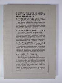 Kuntapolitiikka : kuntapolitiikan seminaarissa Saarijärvellä 14.-19. 6. 1965 pidetyt esitelmät y.m