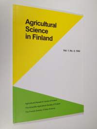 Agricultural science in Finland 4/1992