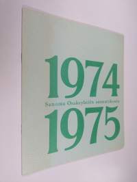 Sanoma osakeyhtiön ammattikoulu 1974-1975