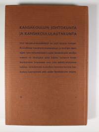 Kansakoulun johtokunta ja kansakoululautakunta