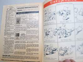 Kotiliesi 1941 nr 17, syyskuu I, 1.9.1941, Kansikuvitus Martta Wendelin, Kodit ja suuri aika, Yhteisvoimin avuttomien avuksi, Työtytöt, Vihannestalkoot, Kalaa, ym.