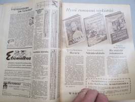 Kotiliesi joulu 1950 nr 19, 1.10.1950, SOK Johanna-kahvi, Perheenemännän työsuunnittelu, Fanny Uotila - Ilmajoki Korven tila, Sänky selän mukaan, Kudonnaisia, ym.