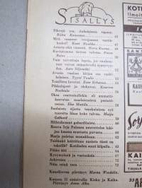 Kotiliesi 1951 nr 2, Kansikuva Martta Wendelin, SOK Olympia Ceylon-tee, Pikkulapset ja elokuvat mm. Disney Tuhkimo, Ravintomme tieteen valossa, Oksa osattomallekin..