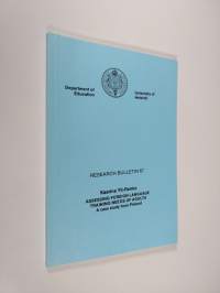 Assessing foreign language training needs of adults : a case study from Finland