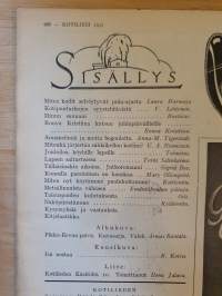 Kotiliesi N:o 20 Lokakuu II 1933. Kansikuva Rudolf Koivu: Isä nostaa