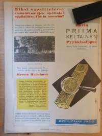 Kotiliesi N:o 19 Lokakuu I 1933. Kansikuva Rudolf Koivu: Pitsinnyplääjä