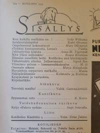 Kotiliesi N:o 18 Syyskuu II 1933. Kansikuva Rudolf Koivu: Syysnuotan veto