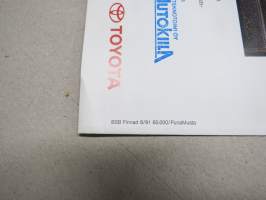 Toyota Camry 1992 -myyntiesite / brochure