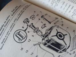 Škoda - list of spare parts 1960. List of spare parts Škoda Octavia