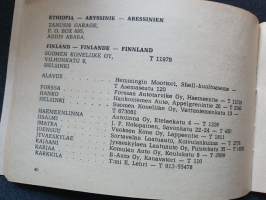 ŠKODA - SERVICE. List of general representatives, distributors and dealers 1959.