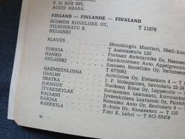 ŠKODA - SERVICE. List of general representatives, distributors and dealers 1959.