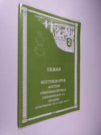 Ekman - huutokauppa Pörssiravintola Fabianinkatu 14 keskiviikkona 30.10.1996