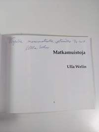 Matkamuistoja (signeerattu, UUDENVEROINEN)