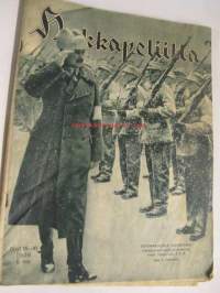 Hakkapeliitta 1938 nr 15-16, valkoisten salaiset harjoitukset punaisessa Helsingissä