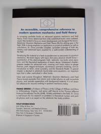 Relativistic Quantum Mechanics and Field Theory