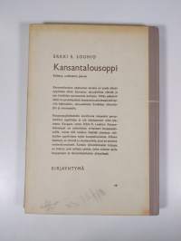 Kansantalousoppi