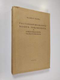 Valtiosopimuksista, niiden tekemisestä ja oikeudellisesta vaikutuksesta (tekijän omiste)