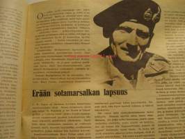 Suomen Kuvalehti 1947 nr 10  8.3.1947 , sotamarsalkan lapsuus (Bernand Law Montgomery) Taidegrafiikkaa Ateneumin kokoelmiin ( mm. Tuulikki Pietilän