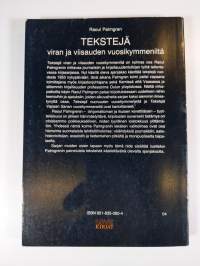 Tekstejä viran ja viisauden vuosikymmeniltä