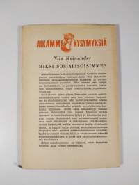 Miksi sosialisoisimme