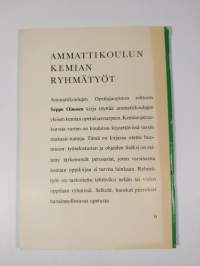 Ammattikoulun kemian ryhmätyöt