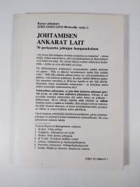 Johtamisen ankarat lait : 70 periaatetta johtajan hampaankoloon