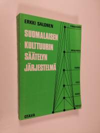 Suomalaisen kulttuurin säätelyn järjestelmä : Sosiologinen tutkimus