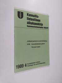 KTA 4/1989 : Julkiset palvelut ja kunnallistalous