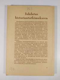 Johdatus historiantutkimukseen