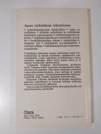Tutkielman tekeminen (ERINOMAINEN)