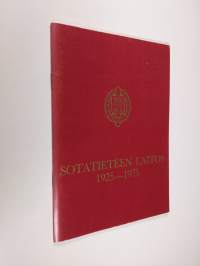 Sotatieteen laitos 1925-1975