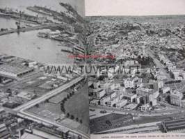Auckland from the air -matkailuesite 1920-luvulta