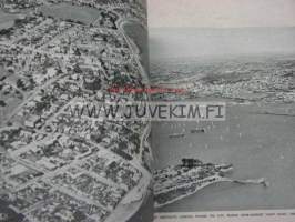 Auckland from the air -matkailuesite 1920-luvulta