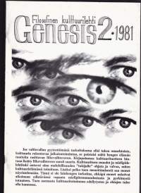 Filosofinen kulttuurilehti Genesis 1981 N:o 2. (Jyväskylä)