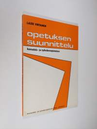 Opetuksen suunnittelu kansalais- ja työväenopistoissa