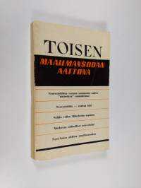 Toisen maailmansodan aattona 1933-1939 : ulkopoliittinen tutkielma