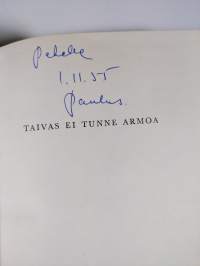 Taivas ei tunne armoa : suomalaisten hävittäjälentäjien sotaa (signeerattu)