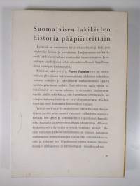 Suomalaisen lakikielen historia pääpiirteittäin