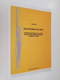 Kun liitot maata hallitsivat : Pardem-projektin kesän 1981 ay-kentän kyselyjen suorat prosenttijakautumat ja keskeiset tulokset