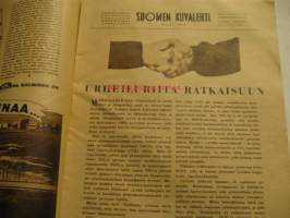 Suomen Kuvalehti 1947 nr 4   25.1.1947  Hirvinevan yhteisviljelmä Limingalla.