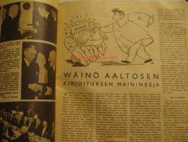 Suomen Kuvalehti 1947 nr 4   25.1.1947  Hirvinevan yhteisviljelmä Limingalla.