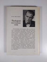 Budapest : marraskuu 1956