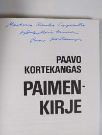 Paimenkirje (signeerattu)