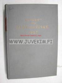 Tidskrift för Jakt och Fiske 1927 -vuosikerta sidottuna