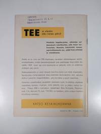 Tee 1969 : 1 : terveiden elämäntapojen edistämistoiminnan yhteislehti