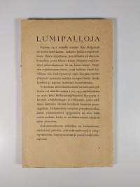 Lumipalloja : aforismeja